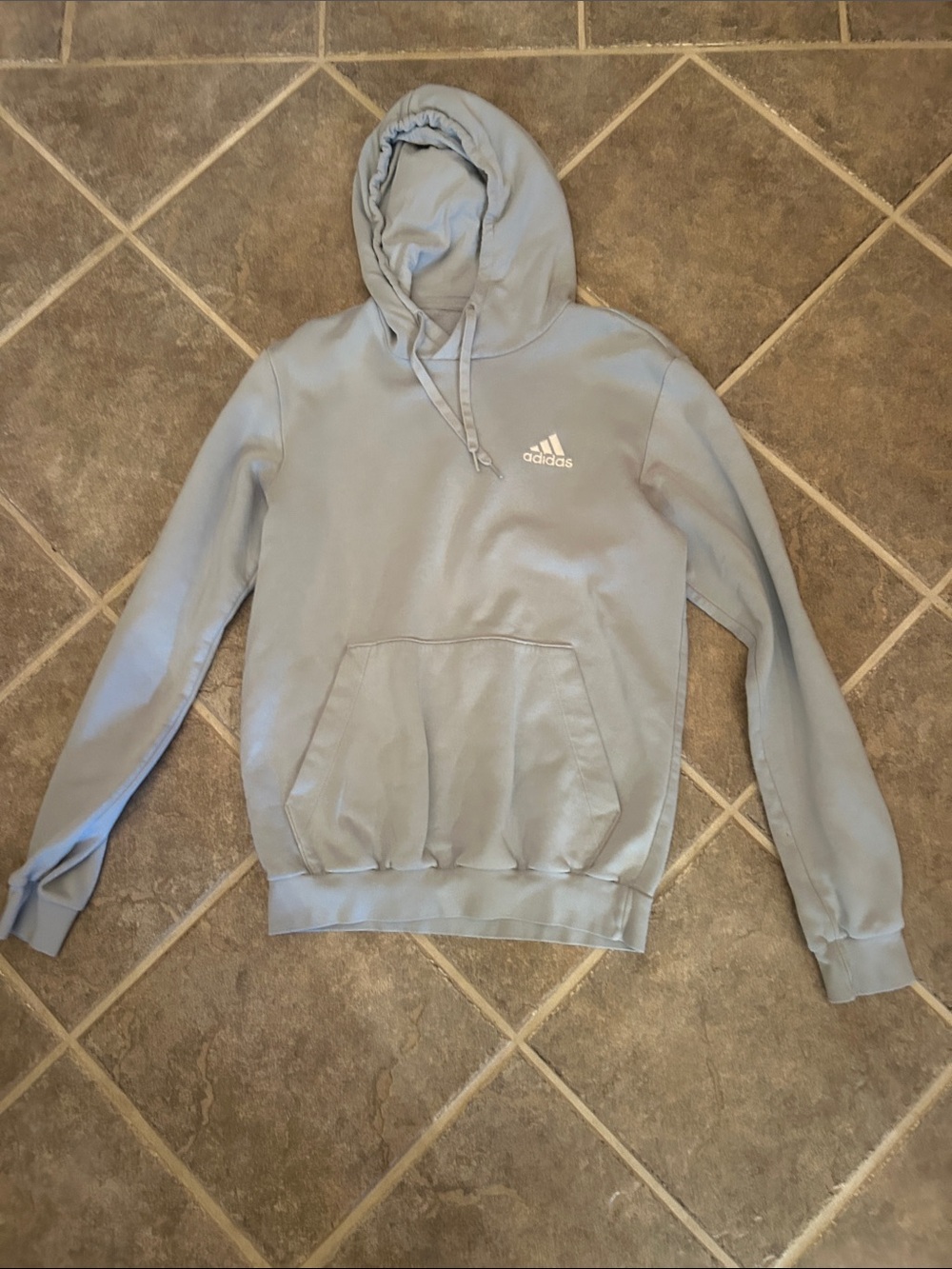 adidas women’s light Blue Hoodie